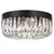 Crystorama - ALI-B2005-CZ - Five Light Flush Mount - Alister - Charcoal Bronze