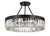 Crystorama - ALI-B2008-CZ_CEILING - Eight Light Semi Flush Mount - Alister - Charcoal Bronze