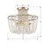 Arcadia Three Light Semi Flush Mount (ARC-1900-SA-CL-MWP)