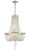 Crystorama - ARC-1907-SA-CL-MWP - Four Light Chandelier - Arcadia - Antique Silver