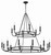 Crystorama - BAI-A2109-MK - 18 Light Chandelier - Bailey - Matte Black