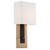 Crystorama - BRE-A3631-VG-BF - One Light Wall Sconce - Brent - Vibrant Gold + Black Forged