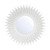 Crystorama - BRH-M524-MT - Mirror - Broche - Matte White