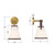 Callahan One Light Wall Sconce (CAL-2401-LG)