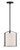 Crystorama - CAR-9201-BK - One Light Pendant - Carlyn - Black