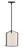 Carlyn One Light Pendant (CAR-9201-BK)