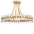 Crystorama - CLO-8894-AG - Four Light Semi Flush Mount - Clover - Aged Brass