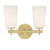 Crystorama - COL-102-AG - Two Light Wall Sconce - Colton - Aged Brass