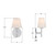 Colton One Light Wall Sconce (COL-201-CH)