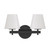Colton Two Light Wall Sconce (COL-202-BK)