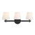 Crystorama - COL-203-BK - Three Light Bath - Colton - Black
