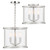 Crystorama - DEV-B8003-PN_CEILING - Three Light Semi Flush Mount - Devon - Polished Nickel