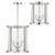 Crystorama - DEV-B8004-PN - Four Light Mini Chandelier - Devon - Polished Nickel