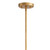 Doral One Light Pendant (DOR-B7700-RG)