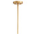 Doral One Light Pendant (DOR-B7711-RG)