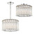 Crystorama - ELL-B3004-PN - Four Light Pendant - Elliot - Polished Nickel