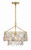 Crystorama - ELS-7100-GA - One Light Pendant - Elsa - Antique Gold
