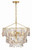 Crystorama - ELS-7103-GA - Three Light Pendant - Elsa - Antique Gold