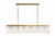 Crystorama - EMO-5407-MG - Six Light Chandelier - Emory - Modern Gold