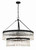 Crystorama - EMO-5408-BF - Nine Light Chandelier - Emory - Black Forged