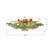 Esme Six Light Semi Flush Mount (ESM-4000-AG-GR)