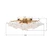 Esme Six Light Semi Flush Mount (ESM-4000-AG-WH)