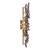 Esme Four Light Wall Sconce (ESM-4001-AG-SM)