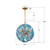 Esme Six Light Chandelier (ESM-4005-AG-BL)