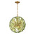 Crystorama - ESM-4005-AG-GR - Six Light Chandelier - Esme - Aged Brass