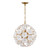 Esme Six Light Chandelier (ESM-4005-AG-WH)