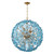 Crystorama - ESM-4009-AG-BL - 12 Light Chandelier - Esme - Aged Brass