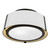Fulton Two Light Semi Flush Mount (FUL-903-BK)