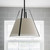 Fulton Three Light Pendant (FUL-904-BK)