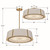 Fulton Six Light Chandelier (FUL-907-GA)