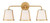 Crystorama - FUL-913-GA - Three Light Bath - Fulton - Antique Gold