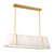 Crystorama - FUL-917-GA - Four Light Linear Chandelier - Fulton - Antique Gold