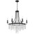 Crystorama - GAB-B7306-MK - Six Light Chandelier - Gabrielle - Matte Black