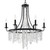 Gabrielle Six Light Chandelier (GAB-B7306-MK)