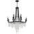 Crystorama - GAB-B7312-MK - 12 Light Chandelier - Gabrielle - Matte Black