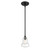 Crystorama - GRG-1040-MK - One Light Mini Pendant - Gregory - Matte Black