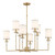 Crystorama - HAT-478-VG - Eight Light Chandelier - Hatfield - Vibrant Gold
