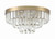 Hayes Eight Light Flush Mount (HAY-1403-AG)