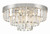 Crystorama - HAY-1403-PN - Eight Light Flush Mount - Hayes - Polished Nickel