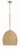 Crystorama - JAC-10500-SG - One Light Pendant - Jace - Soft Gold
