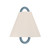 Jojo One Light Wall Sconce (JOJ-801-VG-BL)