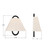 Jojo One Light Wall Sconce (JOJ-801-VG-MK)
