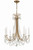 Crystorama - KAR-90908-AG-CL-MWP - Eight Light Chandelier - Karrington - Aged Brass