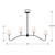 Keenan Four Light Chandelier (KEE-A3004-BF)