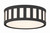 Crystorama - KEN-2203-BF - Three Light Flush Mount - Kendal - Black Forged