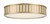Crystorama - KEN-8305-VG - Four Light Flush Mount - Kendal - Vibrant Gold